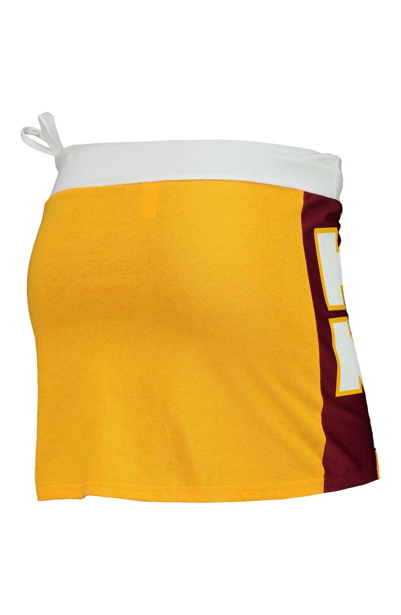 REFRIED APPAREL Women's Refried Apparel Gold Washington Commanders Mini Skirt, Alternate, color,