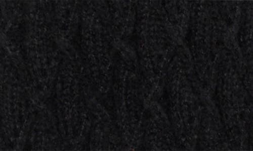 Nanette Lepore Faux Fur Pompom Beanie & Scarf Gift Set In Black