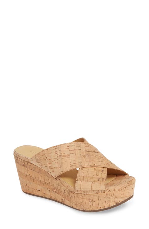 Wayland Platform Wedge Slide Sandal (Women)