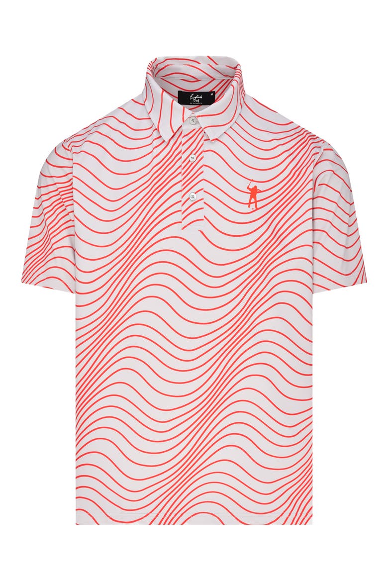 Signature Wave Stripe Polo, Main, color, PUMICE/ LAVA