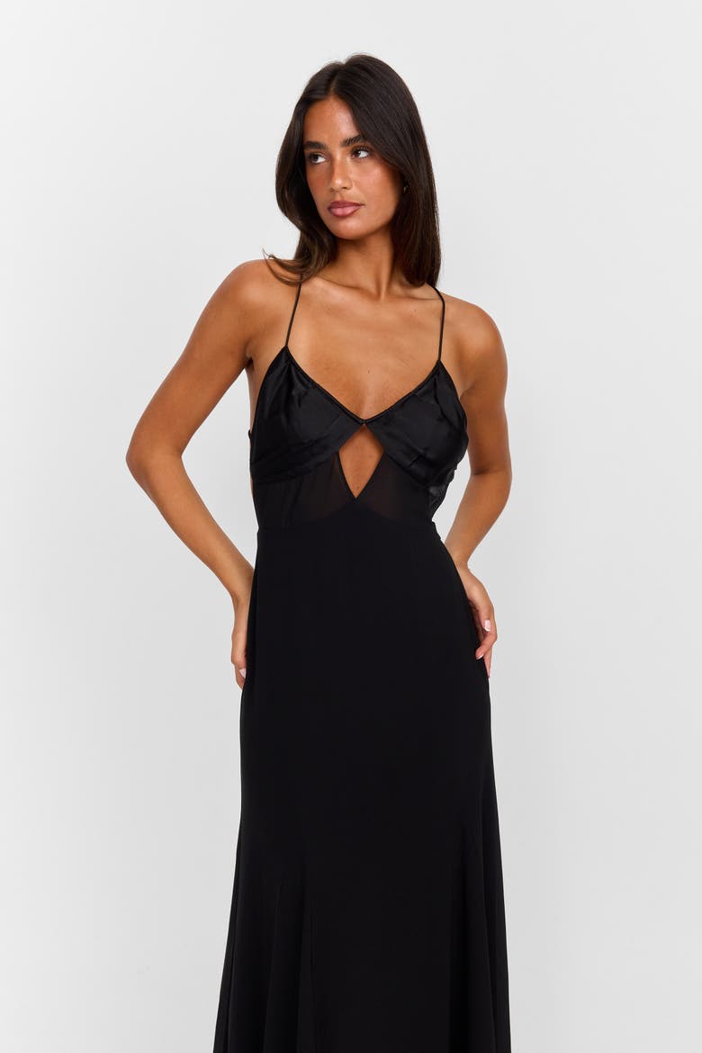 Electra Maxi Dress, Alternate, color, Black
