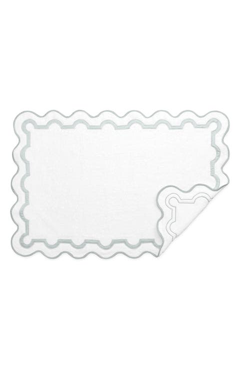 Mirasol Scallop Cotton Tub Mat