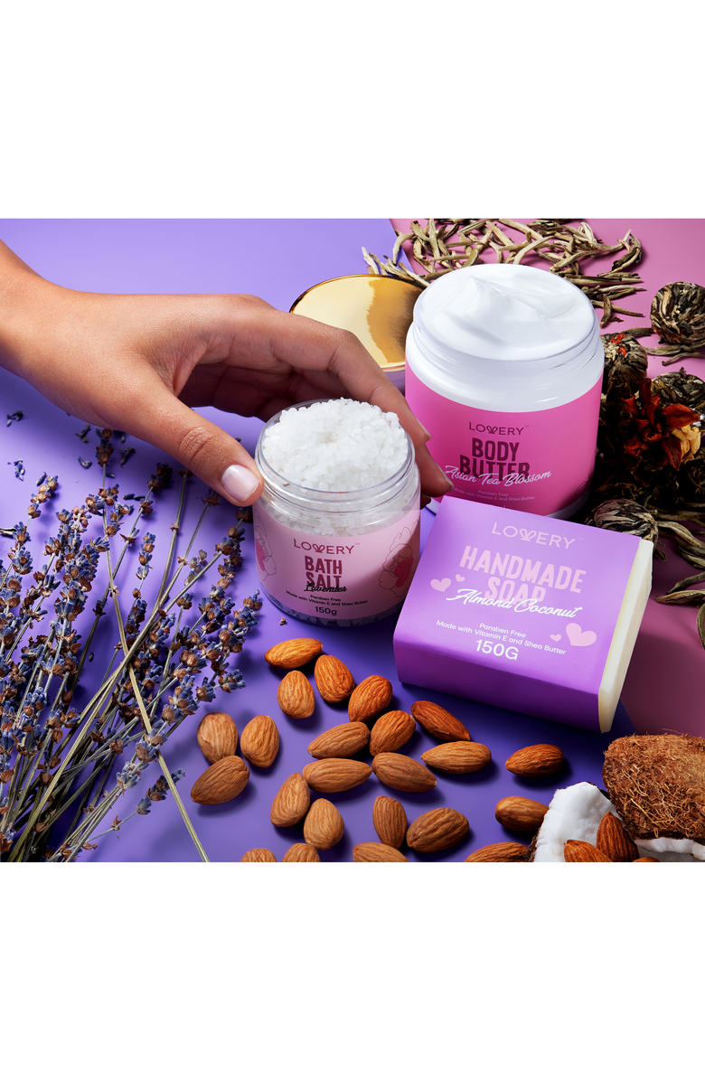 Lovery Mom To Be Self Care Gift Relaxing Pregnancy Kit 8 Piece, Alternate, color, Light Pink