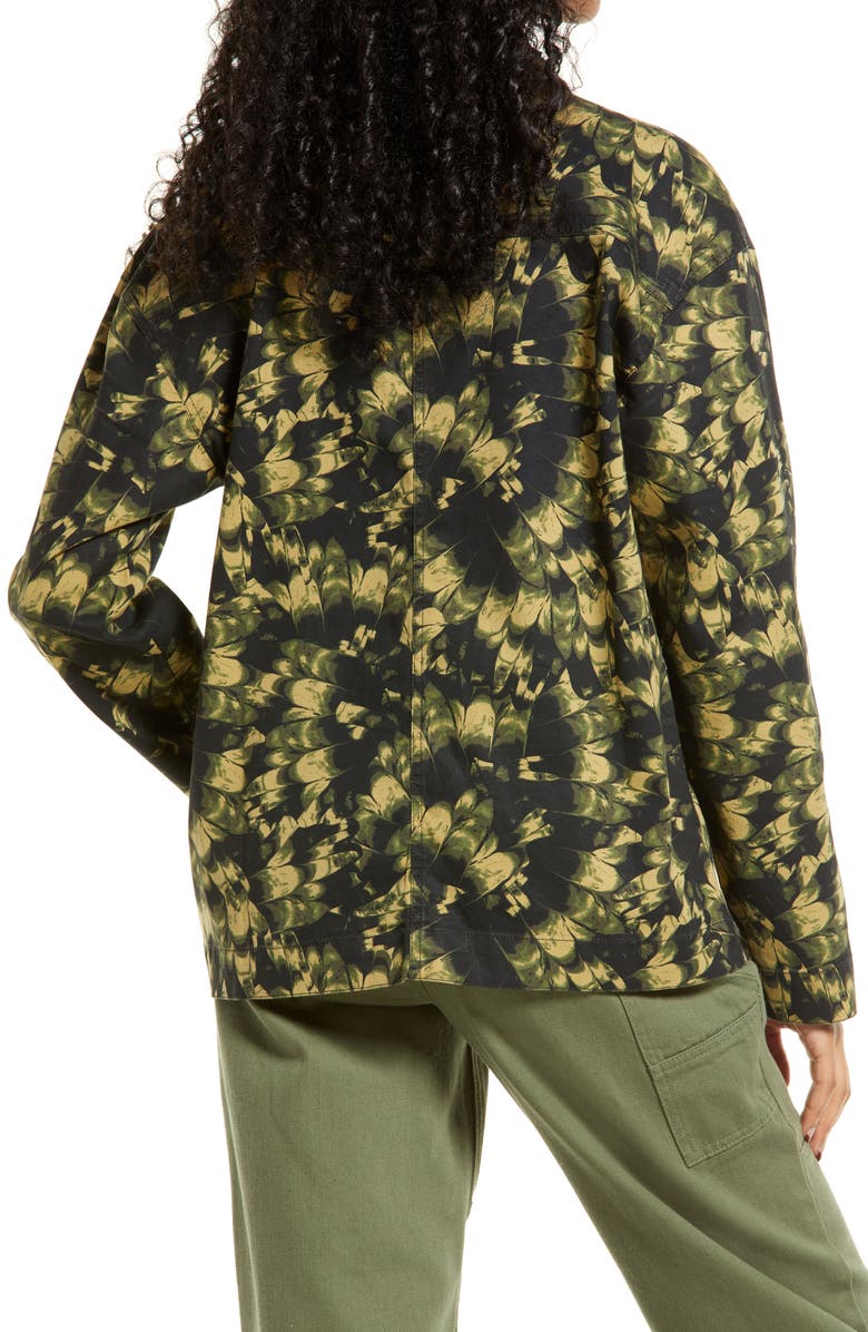 Nordstrom Cristina Martinez Stretch Twill Utility Jacket, Alternate, color, 