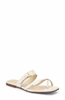Noela Croc Embossed Slide Sandal