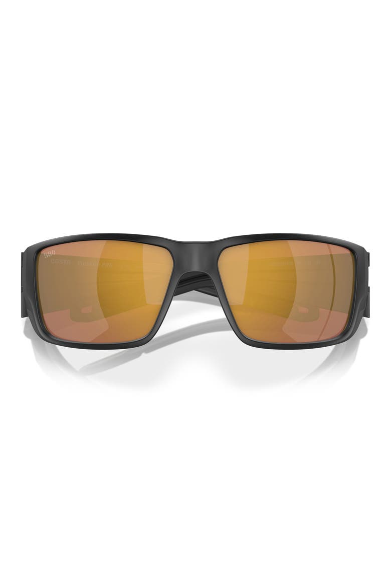 Fantail PRO 60mm Polarized Sunglasses, Alternate, color, MATTE BLACK/ GOLD MIRROR 580G