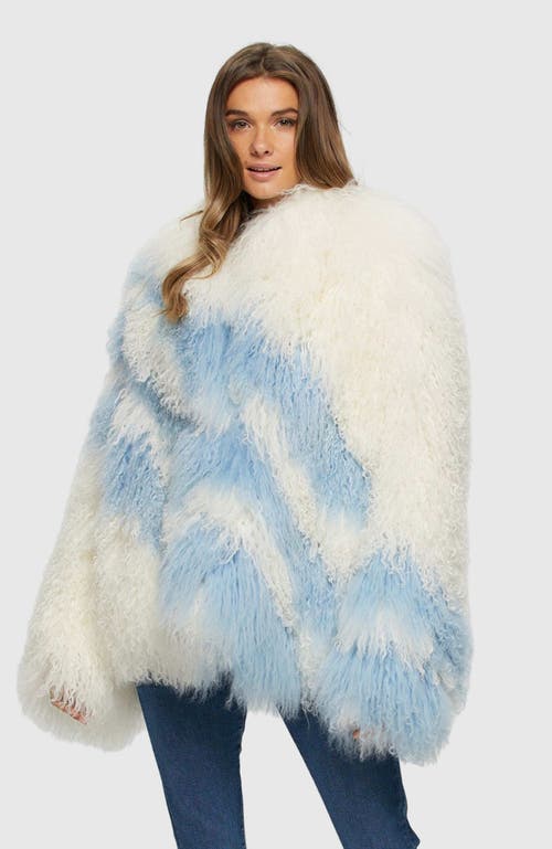 Gorski Mongolian Goat Jacket In Multi
