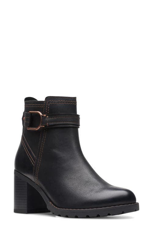 Clarksr Clarks(r) Leda Strap Bootie In Black