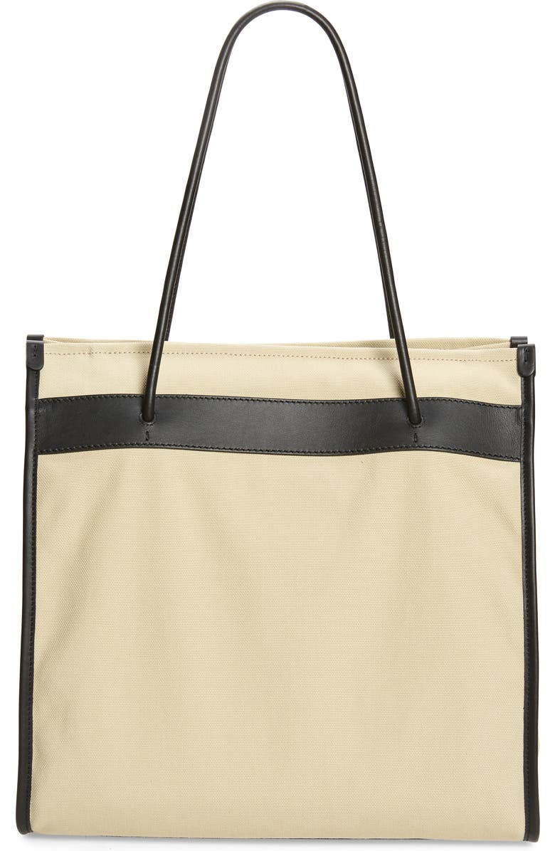 Moschino In Love We Trust Canvas Tote Bag, Alternate, color,