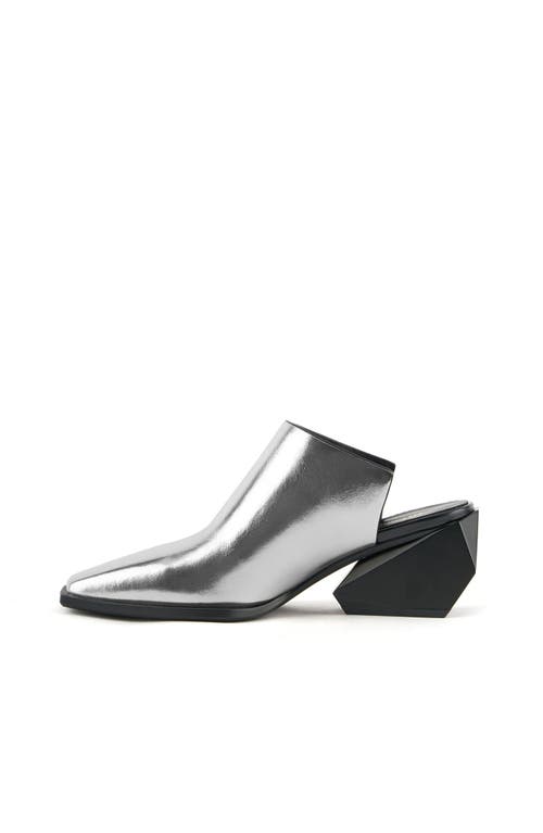 United Nude Ricky Mule Mid In Silver