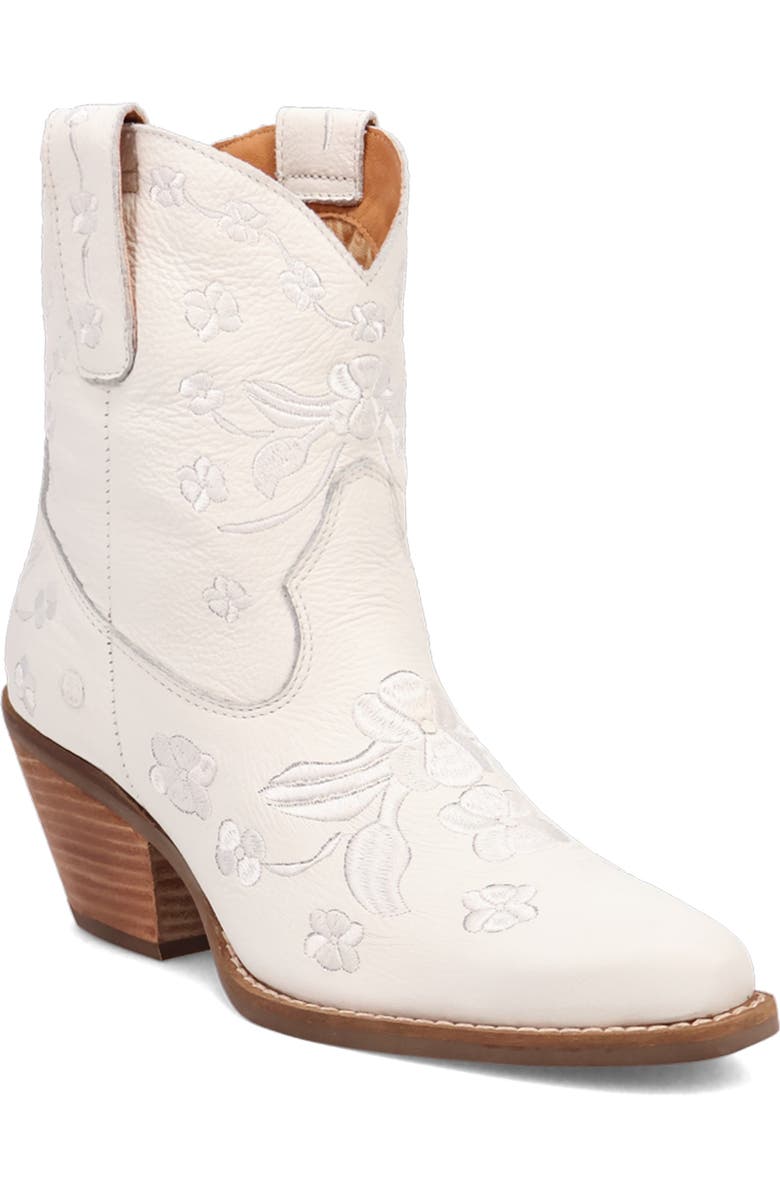 Dingo Sweetheart Western Boot, Main, color, White