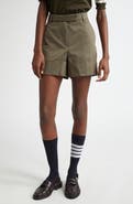 Thom Browne Cotton Twilll Sack Shorts