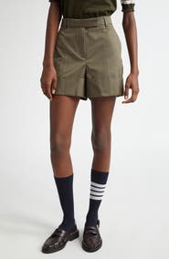 Thom Browne Cotton Twilll Sack Shorts