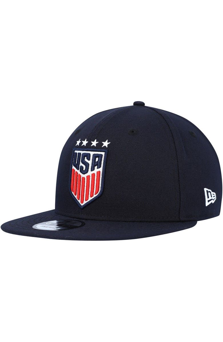 New Era Men's New Era Navy USWNT Team Basic 9FIFTY Snapback Hat, Main, color, Navy