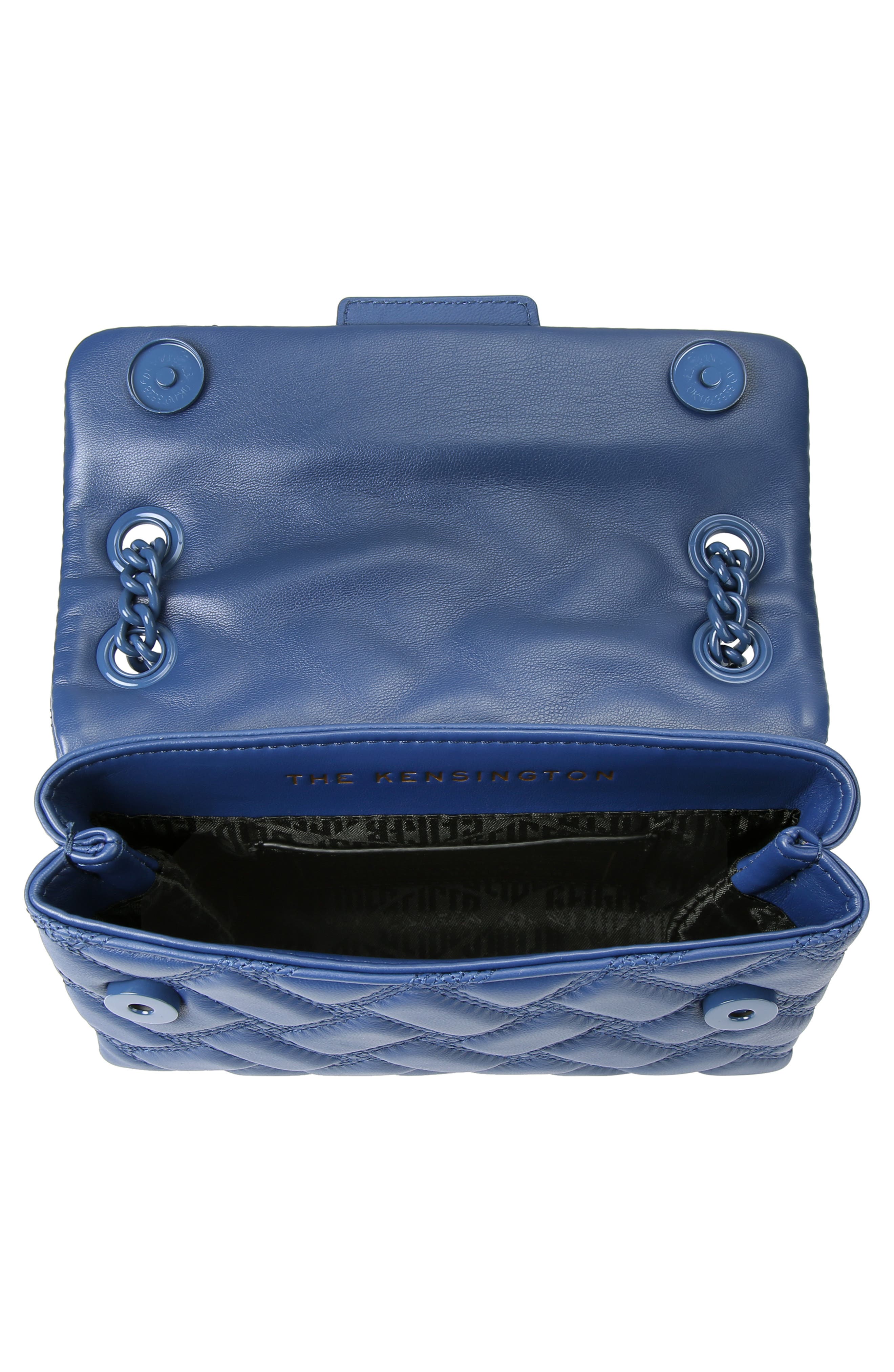 Kurt Geiger London Mini Kensington Drench Leather Convertible Shoulder Bag, Alternate, color, 