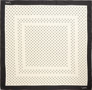 Valentino Garavani Polka Dot Silk Scarf