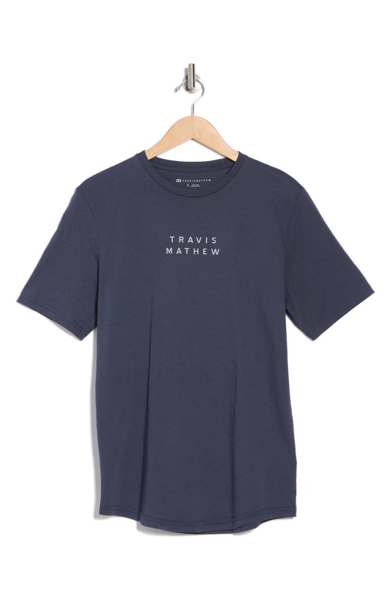 TravisMathew TM Scoop Graphic T-Shirt, Alternate, color, Indigo