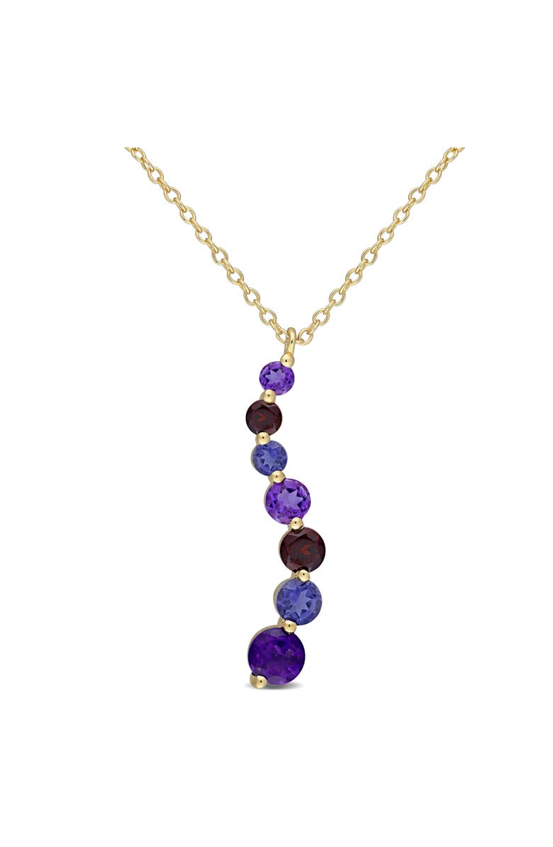 Julianna B. Multi-Gemstone Graduated Drop Necklace, Main, color, Multi-Gemstones