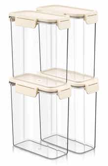 Set of 4 Airtight Food Storage Containers