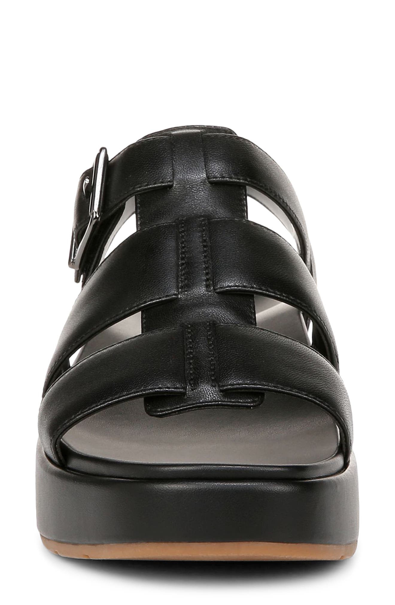 Vionic Delano Platform Fisherman Sandal, Alternate, color, Black