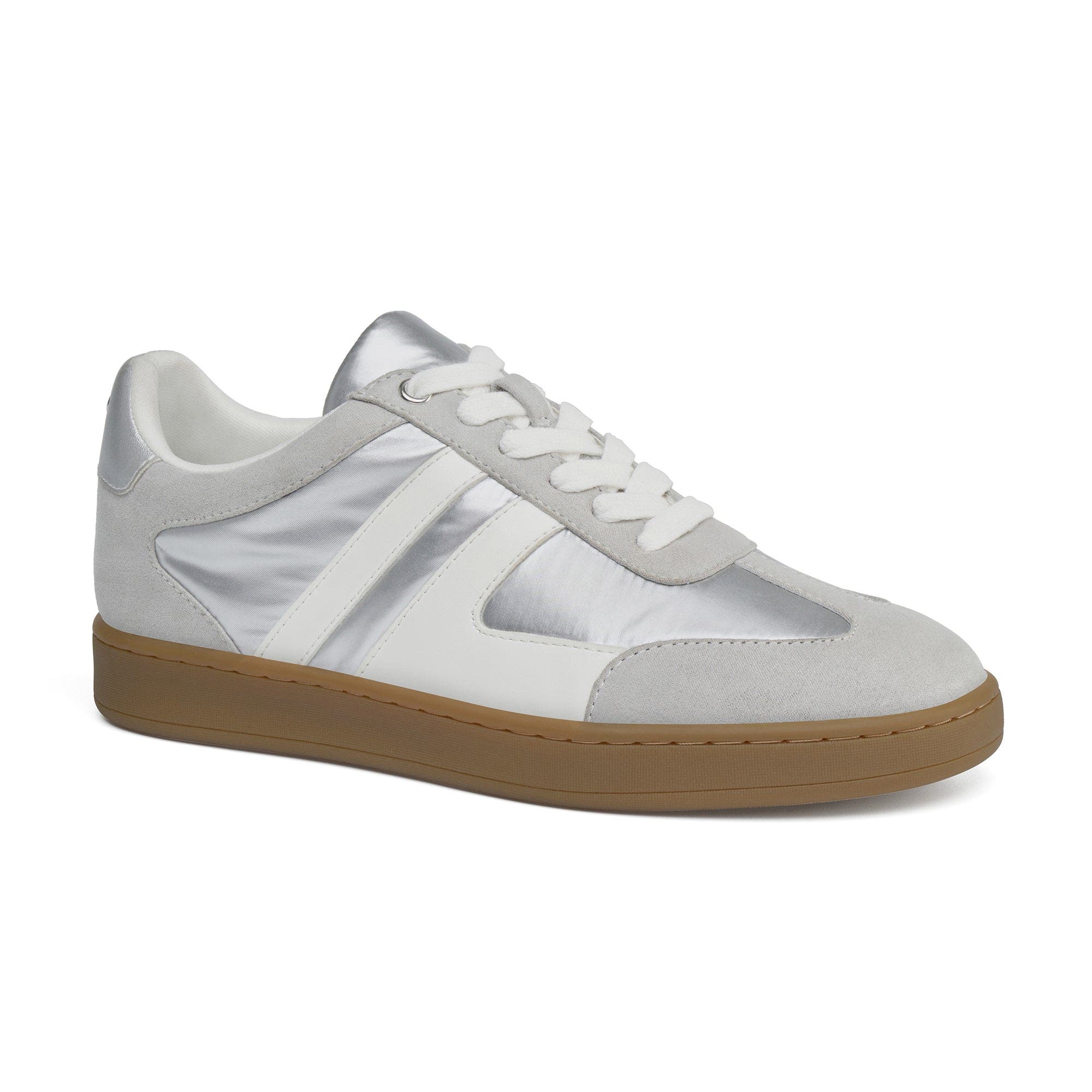 Pippa Sneaker, Main, color, Silver White