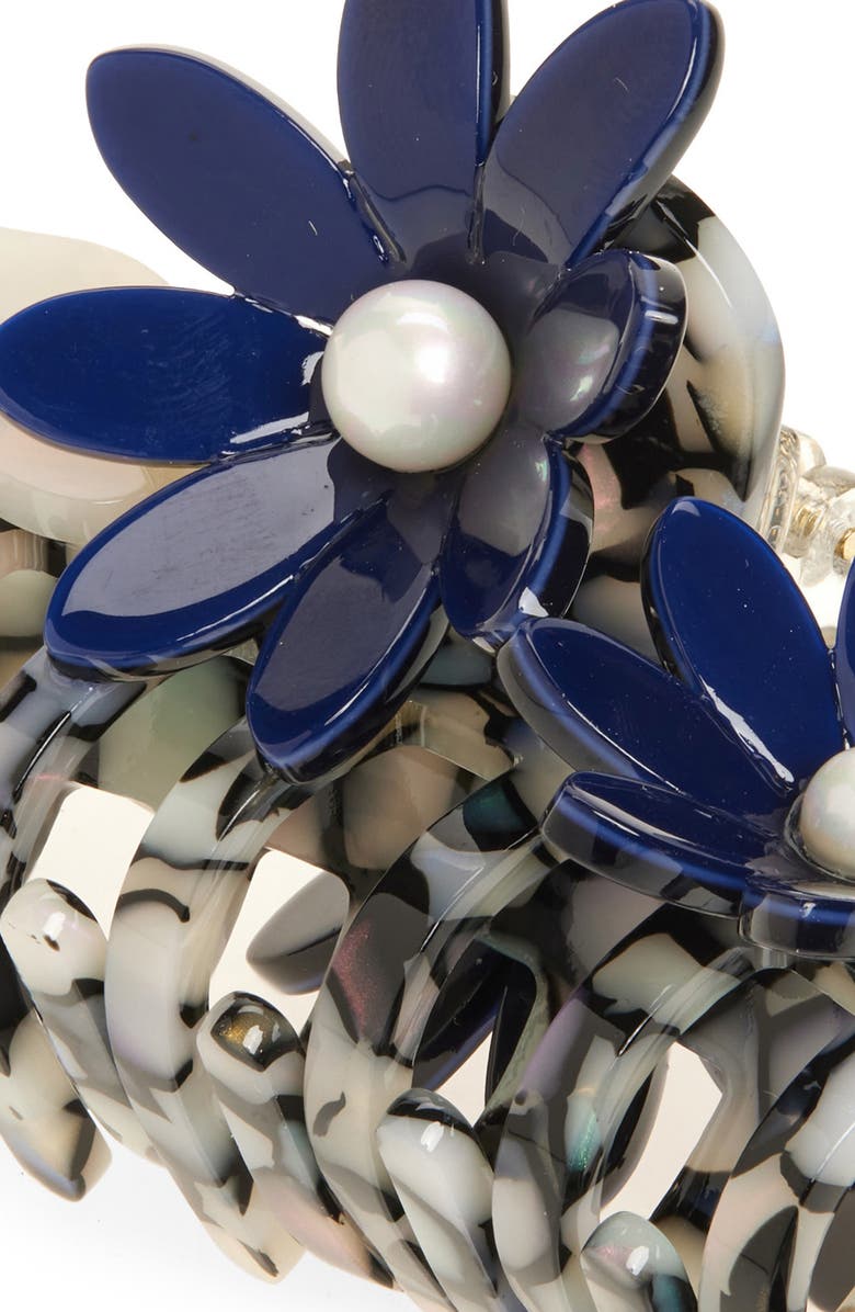 Lele Sadoughi Petunia Faux Pearl Claw Clip, Alternate, color, 