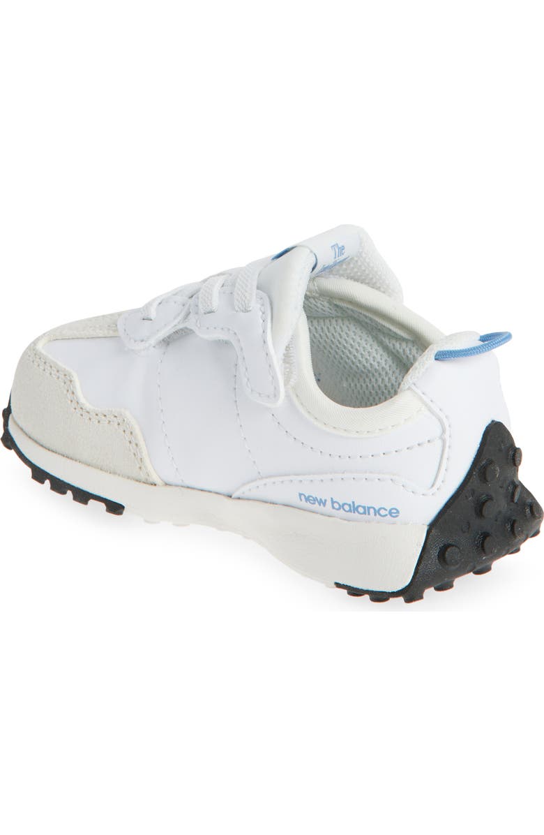 New Balance Kids' 327 Sneaker, Alternate, color, White/ Blue Laguna