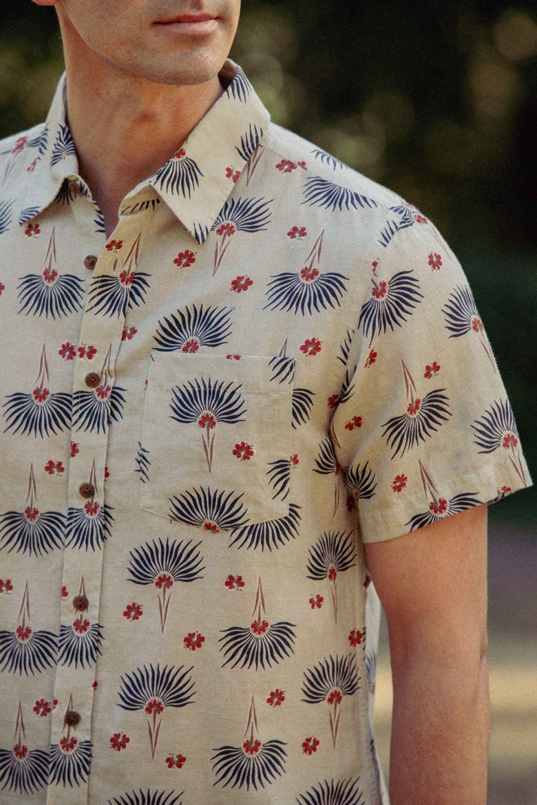 Harbor Slim Shirt, Alternate, color, Aloha Floral