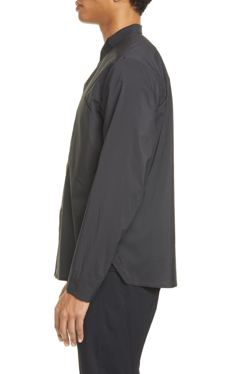 Veilance Demlo Water Resistant Nylon Overshirt, Alternate, color,