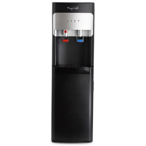 Bottom Load Hot and Cold Water Dispenser in Black