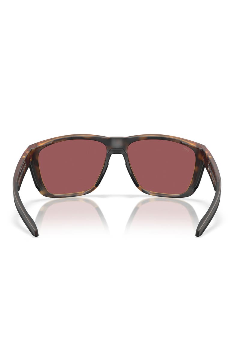 62mm Square Sunglasses, Alternate, color, MATTE TORTOISE/ GOLD 580G