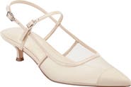 Marc Fisher LTD Ceddy Slingback Pointed Toe Kitten Heel Pump
