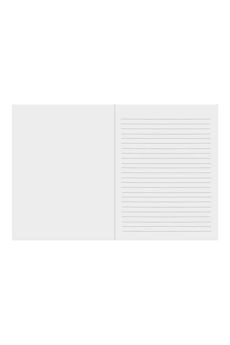 'We All Smile In The Same Language' Notebook, Alternate, color, WHITE