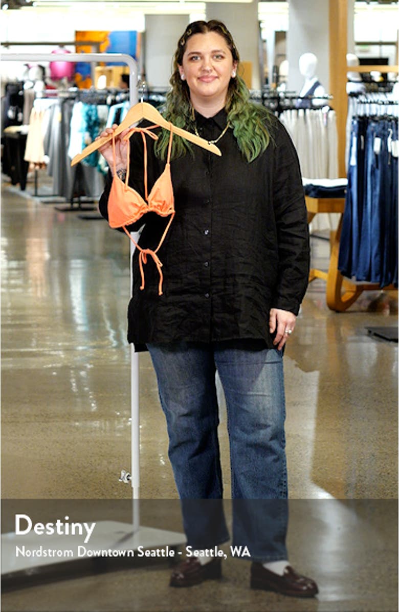 Venice Saltwater Solids Bikini Top, sales video thumbnail