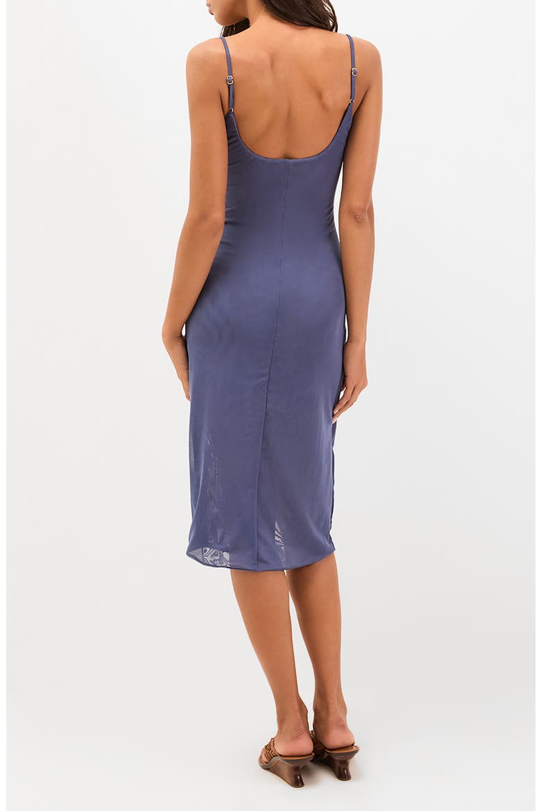 Diana Ruched Cover-Up Body-Con Dress, Alternate, color, BLUE