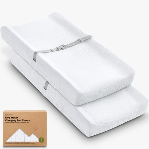 2-Pack Lyra Muslin Changing Pad Covers