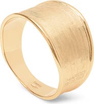 Marco Bicego Lunaria 18K Yellow Gold Narrow Ring