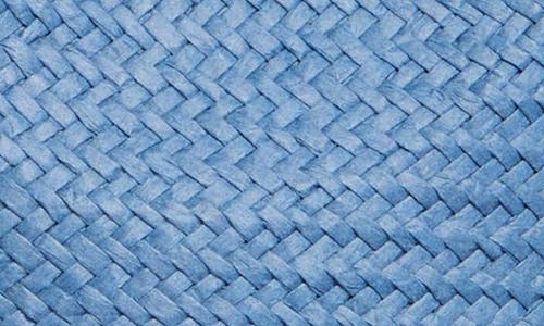 Nordstrom Packable Straw Fedora In Blue