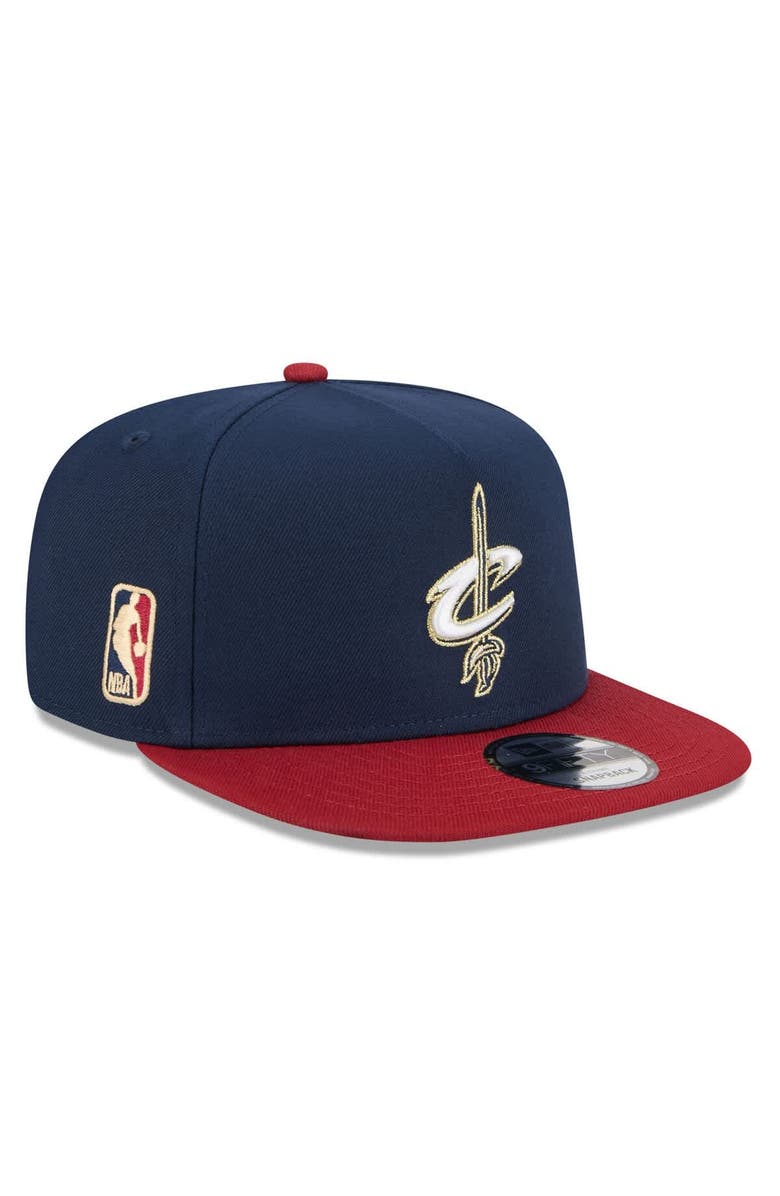 New Era Men's New Era Navy/Wine Cleveland Cavaliers 2025/26 Classic Edition Jersey Hook A-Frame 9FIFTY Snapback Hat, Alternate, color, Navy