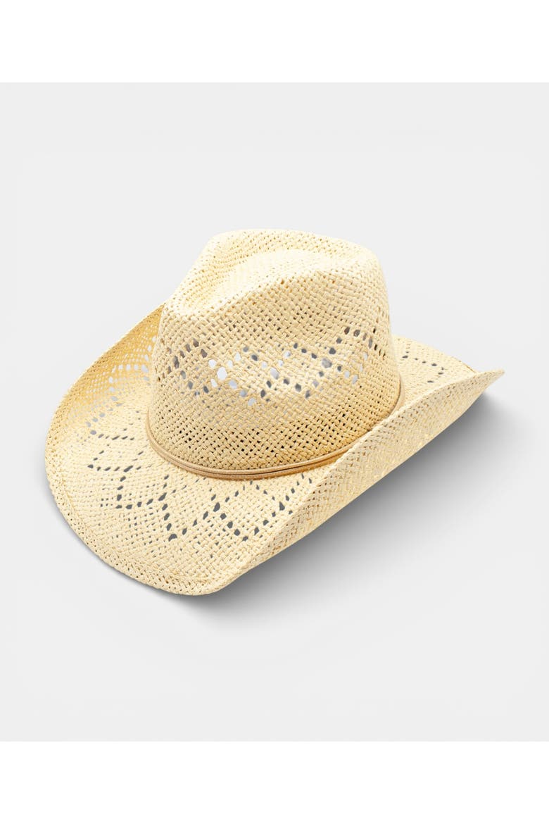 Sola Straw Drifter, Main, color, BROWN