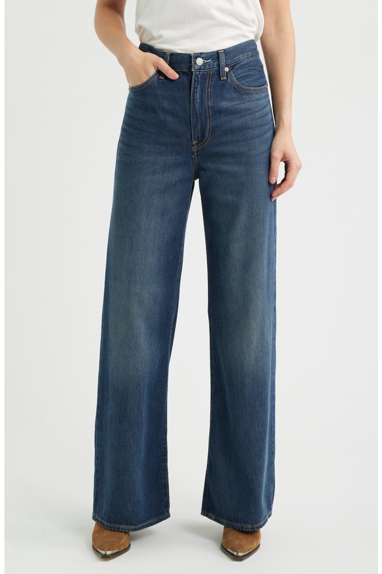 Ribcage High Waist Wide Leg Jeans, Main, color, LOST IN TRANSLATION