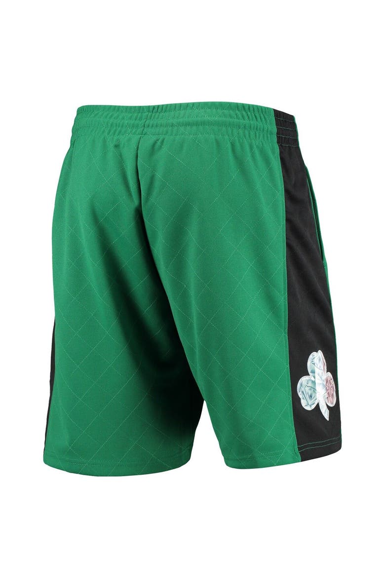 Men's Mitchell & Ness Kelly Green Boston Celtics 2007 Hardwood Classics 75th Anniversary Swingman Shorts, Alternate, color, Kelly Green