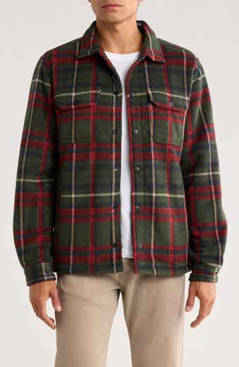 Rainforest Edgewood Plaid Bonded Fleece & Faux Shearling Jacket
