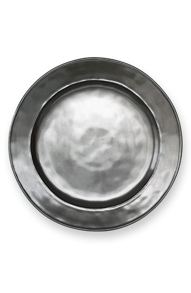 Juliska 'Pewter' Stoneware Dinner Plate, Main, color,