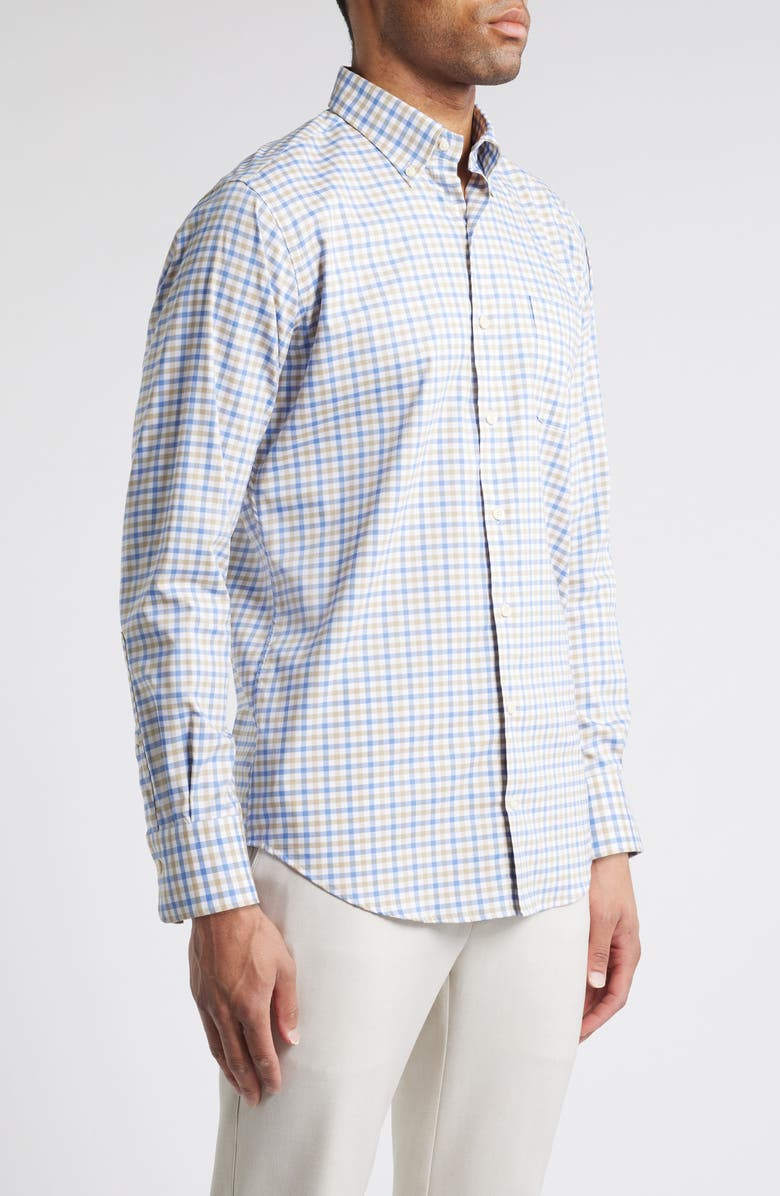 Peter Millar Gardner Crown Lite Performance Button-Down Shirt, Alternate, color, Blue Freesia