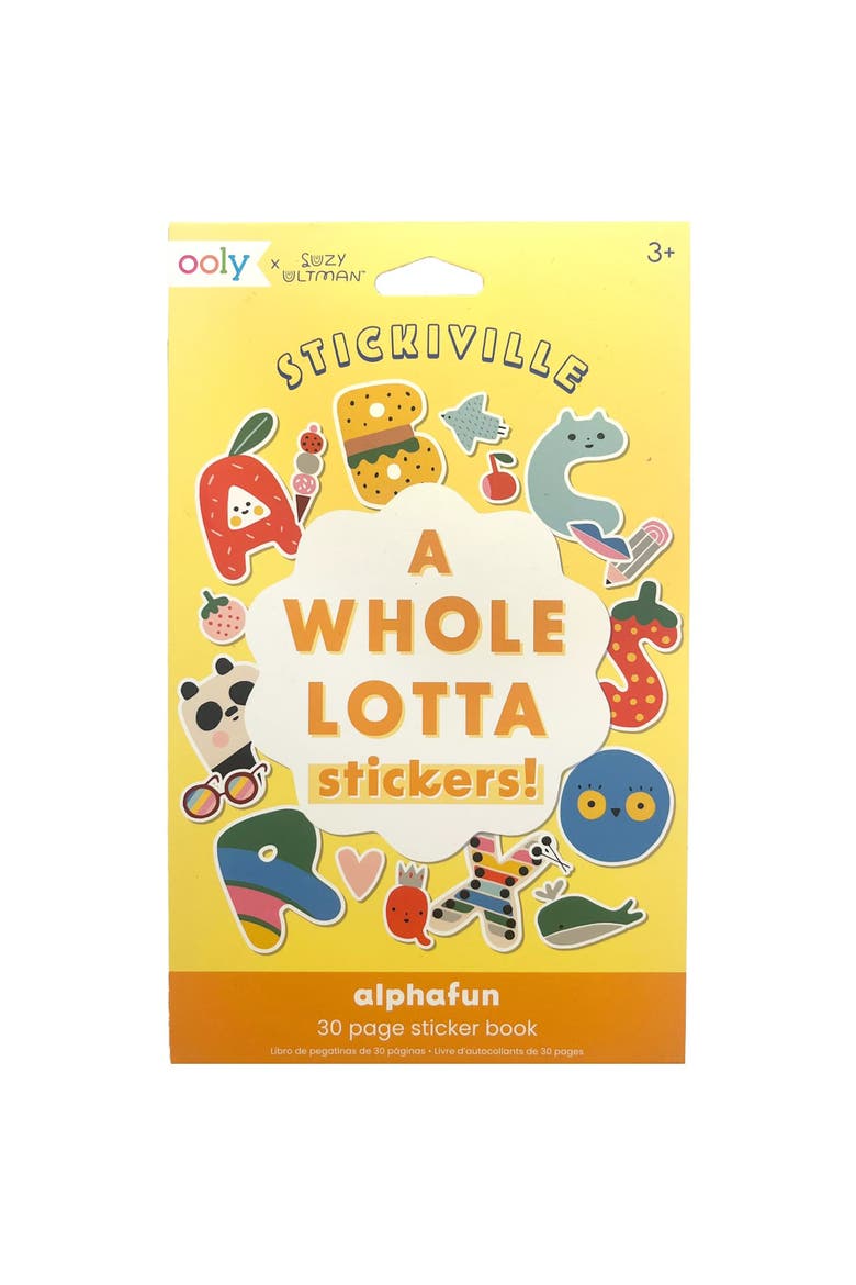 A Whole Lotta Stickers! Alpha Fun, Stickiville x Suzy Ultman, Main, color, Multicolored