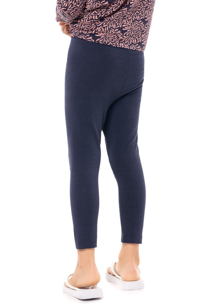 Toddler's Monterey Summer Leggings, UPF 50+ Sun Protection, Alternate, color, Navy