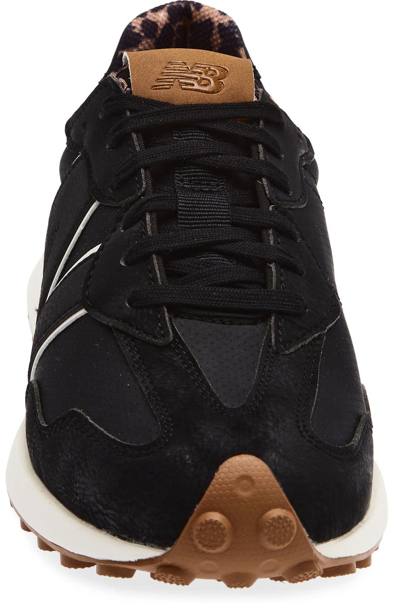 New Balance 327 Waterproof Spikeless Golf Shoe, Alternate, color, True Black