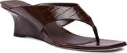 Stuart Weitzman Vinnie 50 Wedge Thong Sandal
