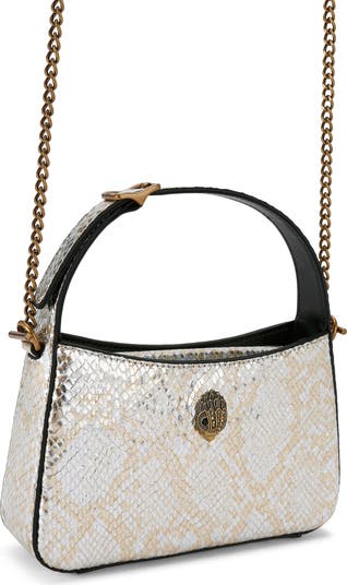 Mini Bond Embossed Recycled Leather Top Handle Bag